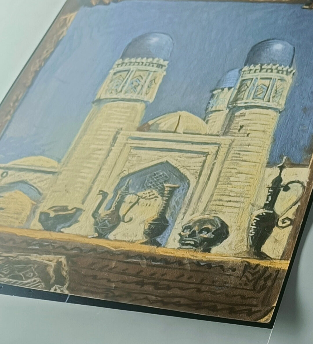 Farbige Architekturzeichnung aus der Sammlung der Tchoban Foundation