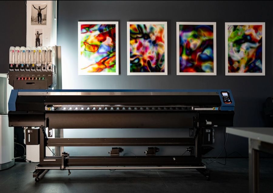 Großformat Plotter bei recom art care