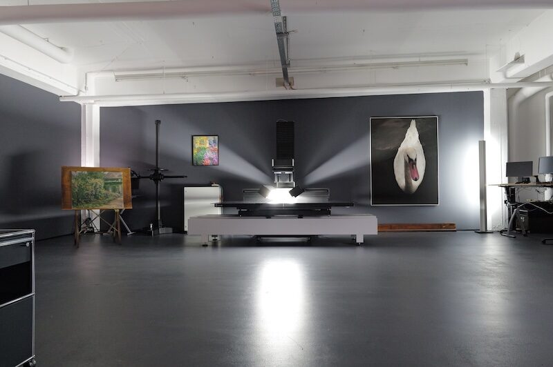 recom art care Studio in Berlin Moabit mit CRUSE-Scanner